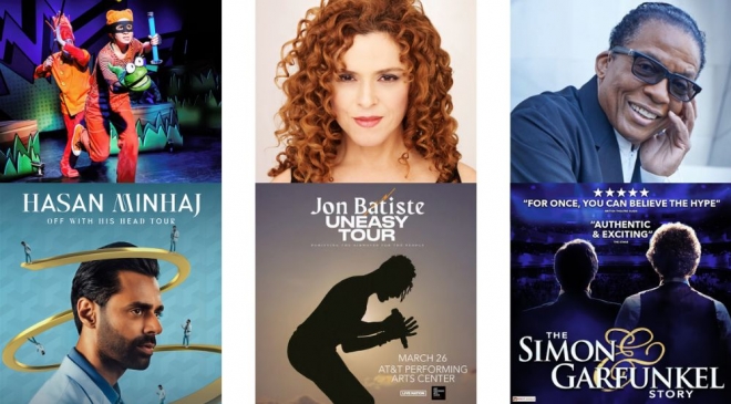 Colorful close-ups from each of the shows announced