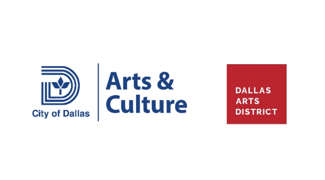 Logos for City of Dallas: Arts & Culture and Dallas Arts District