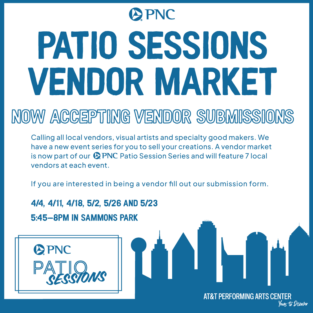 PNC Patio Sessions Vendor Form